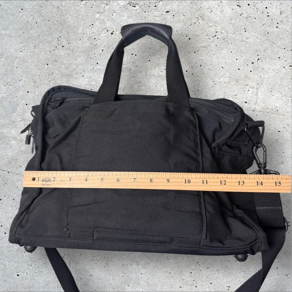 Tumi Alpha Ballistic Nylon‎ Briefcase Work Laptop Shoulder Crossbody Satchel Bag